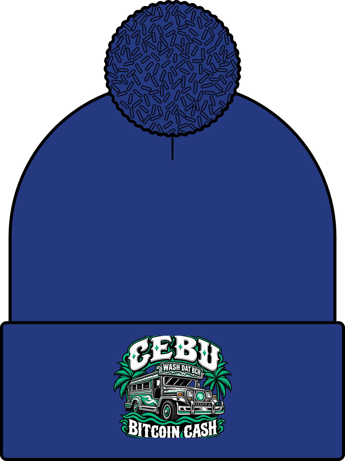 WASH DAT BCH — Cebu Pride Skullie (Green/White)