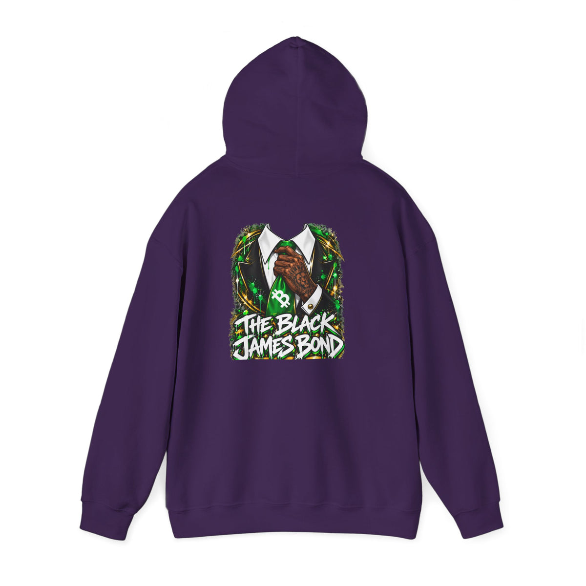 Green Tie Agent Hoodie