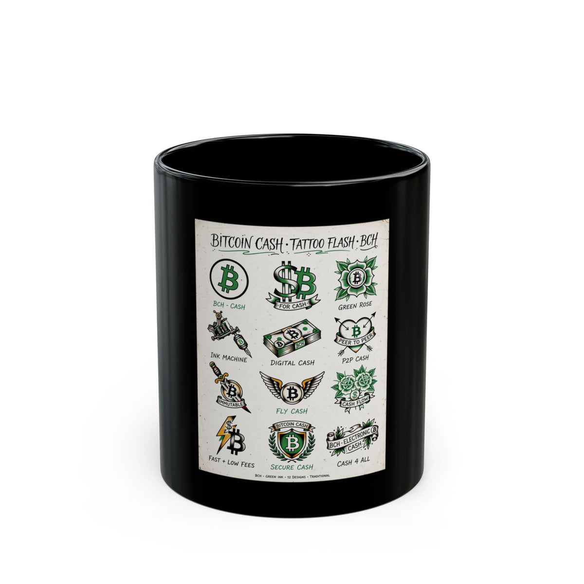 BCH Flash Sheet Black Mug