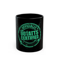 Certified Stamp Black Mug