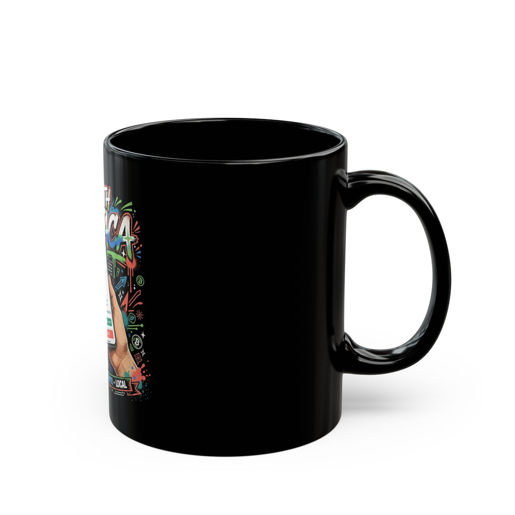 Pay with Paytaca Black Mug