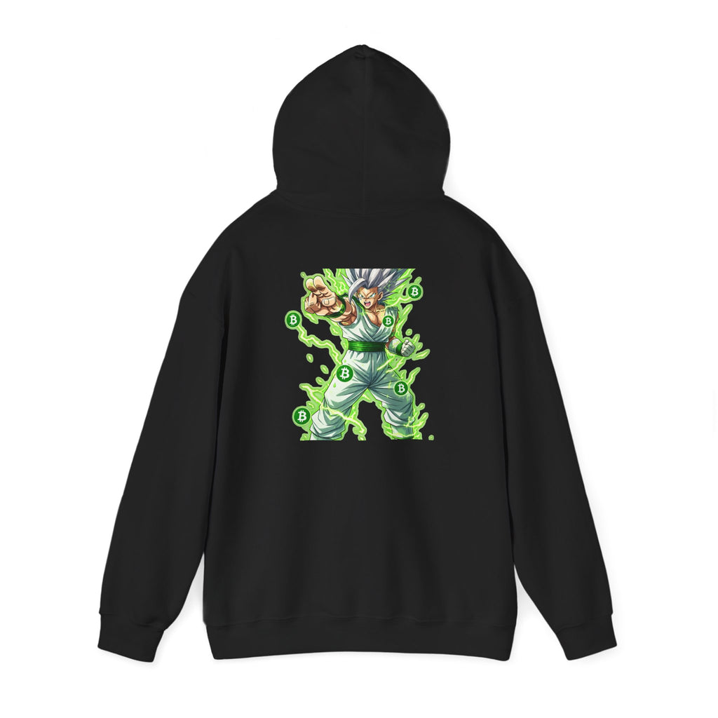 Silver Pointing Warrior Hoodie