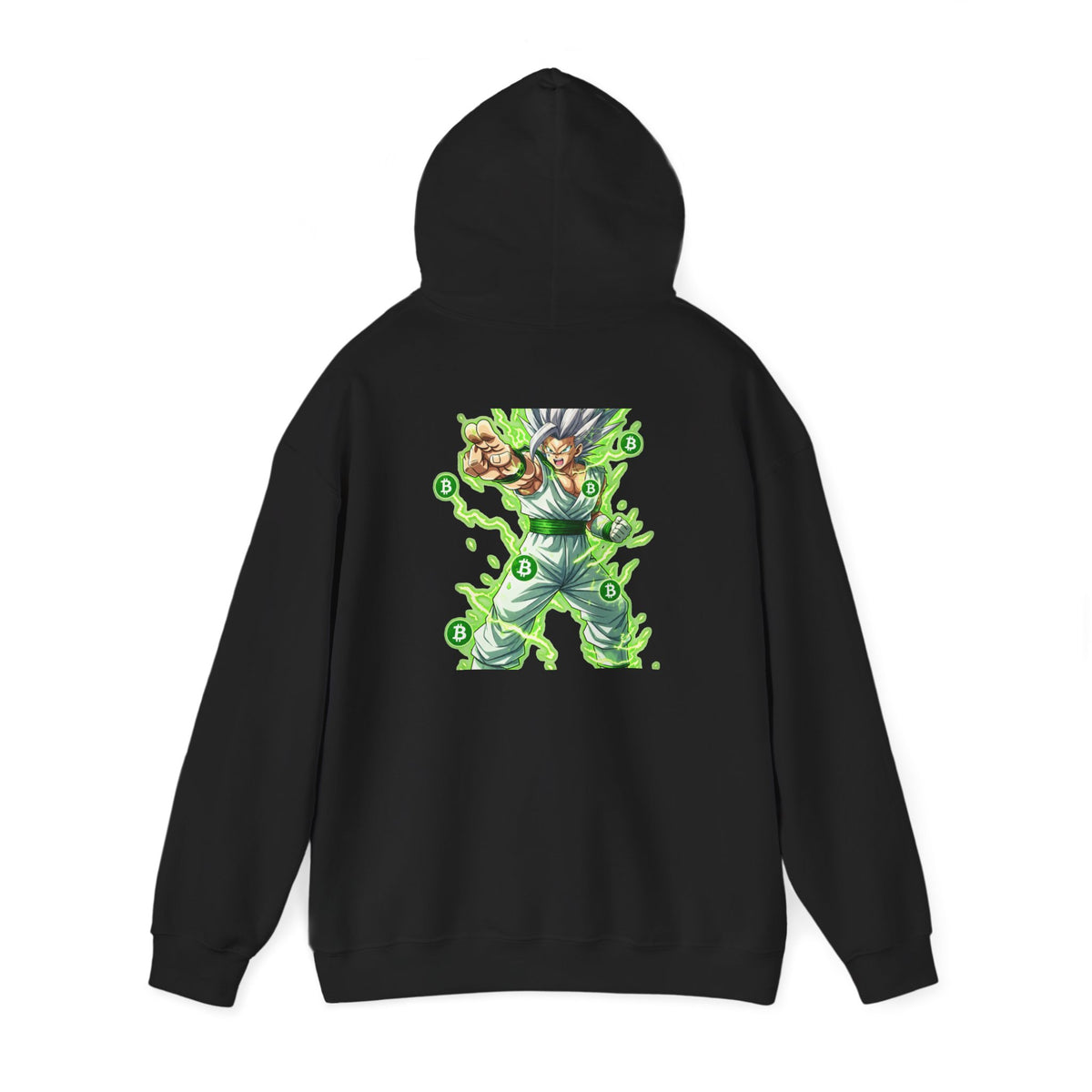 Silver Pointing Warrior Hoodie
