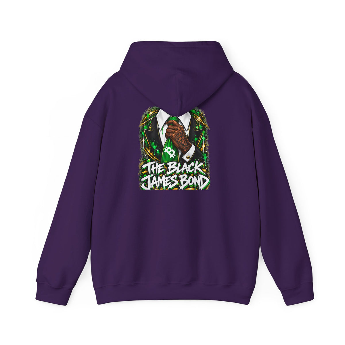 Green Tie Agent Hoodie