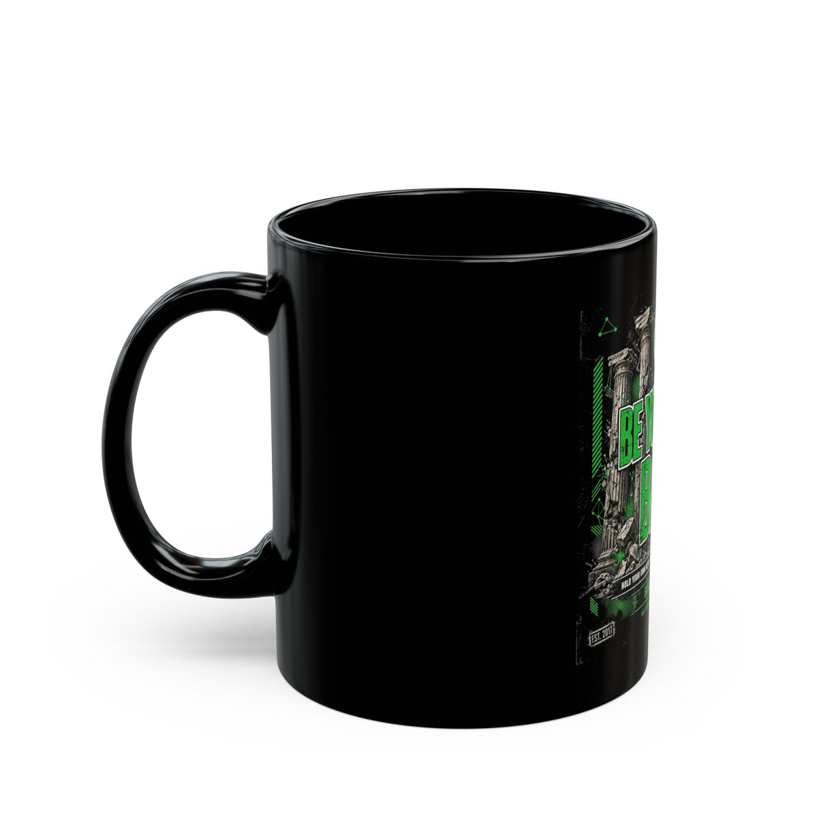 Be Your Own Bank Black Mug