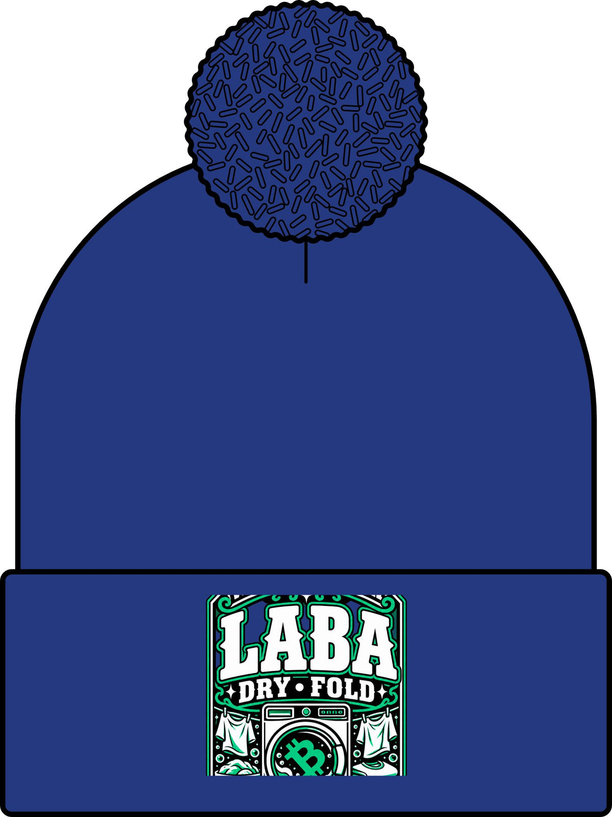 WASH DAT BCH — LABA DRY FOLD Skullie (Green/White)