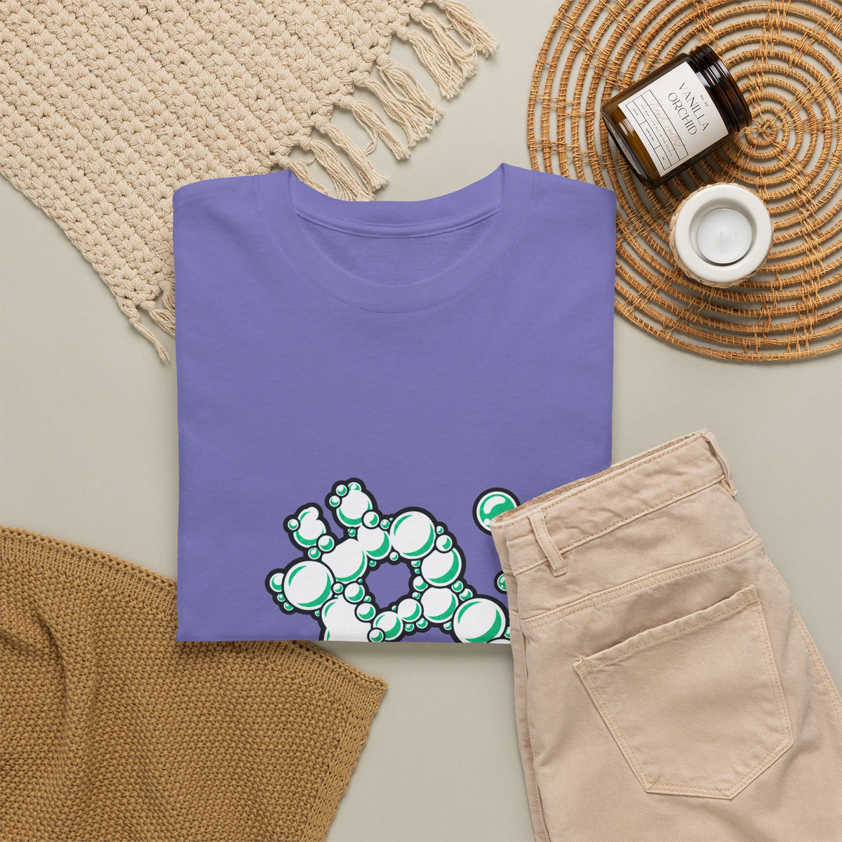 WASH DAT BCH — Bubble Cash Tee