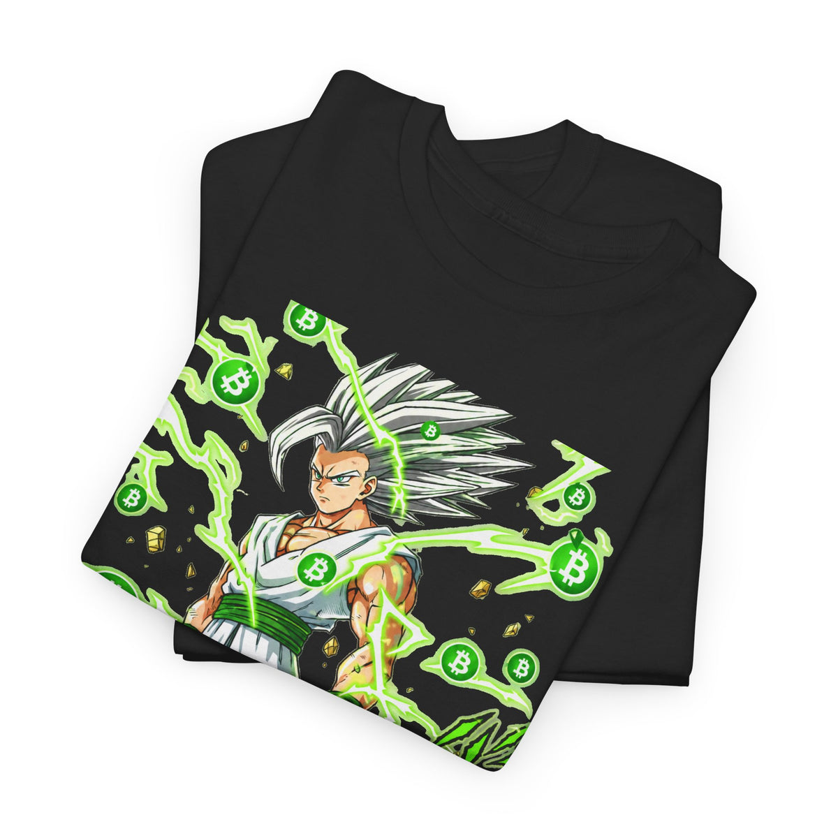 Silver Manga Warrior Tee