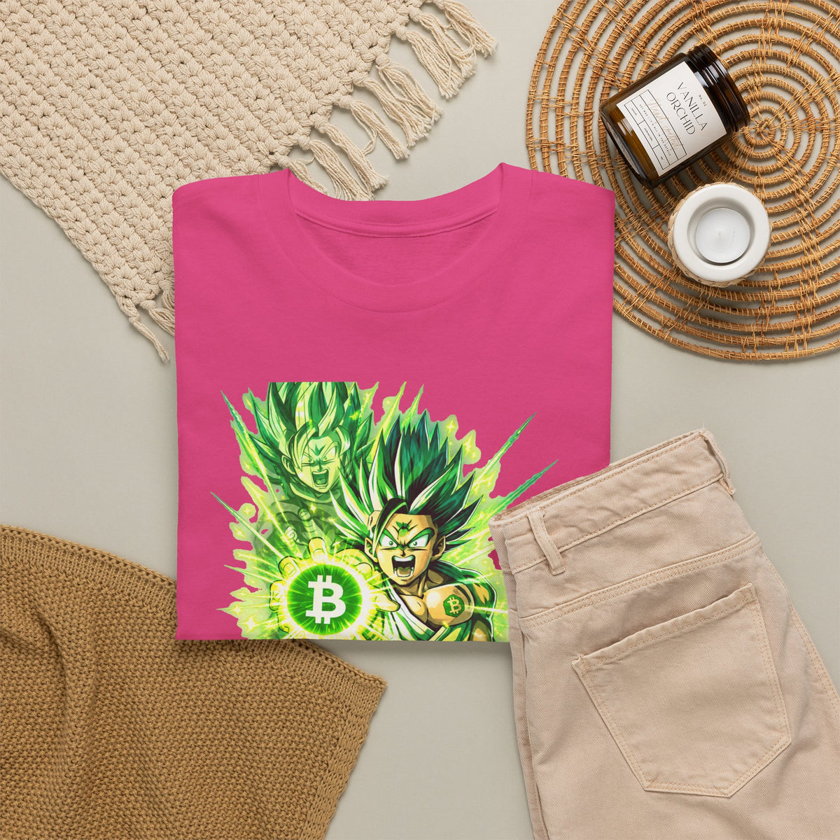 Gold Manga Warrior Tee