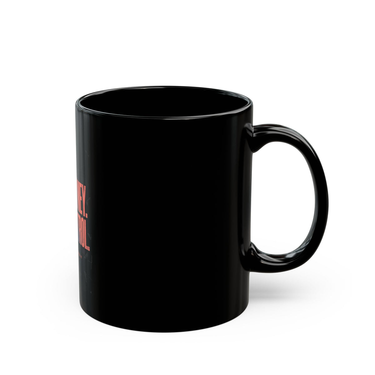 Your Money Your Control Black Mug