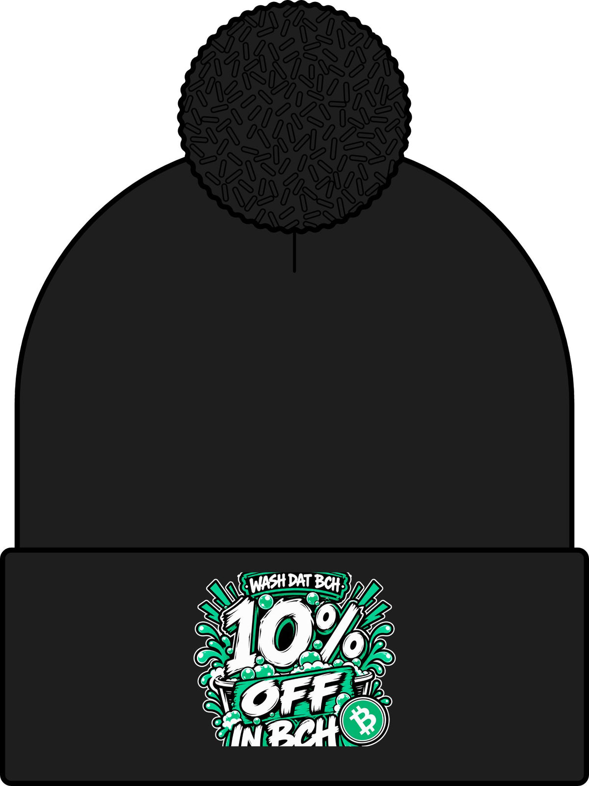 WASH DAT BCH — 10% OFF IN BCH Skullie (Green/White)