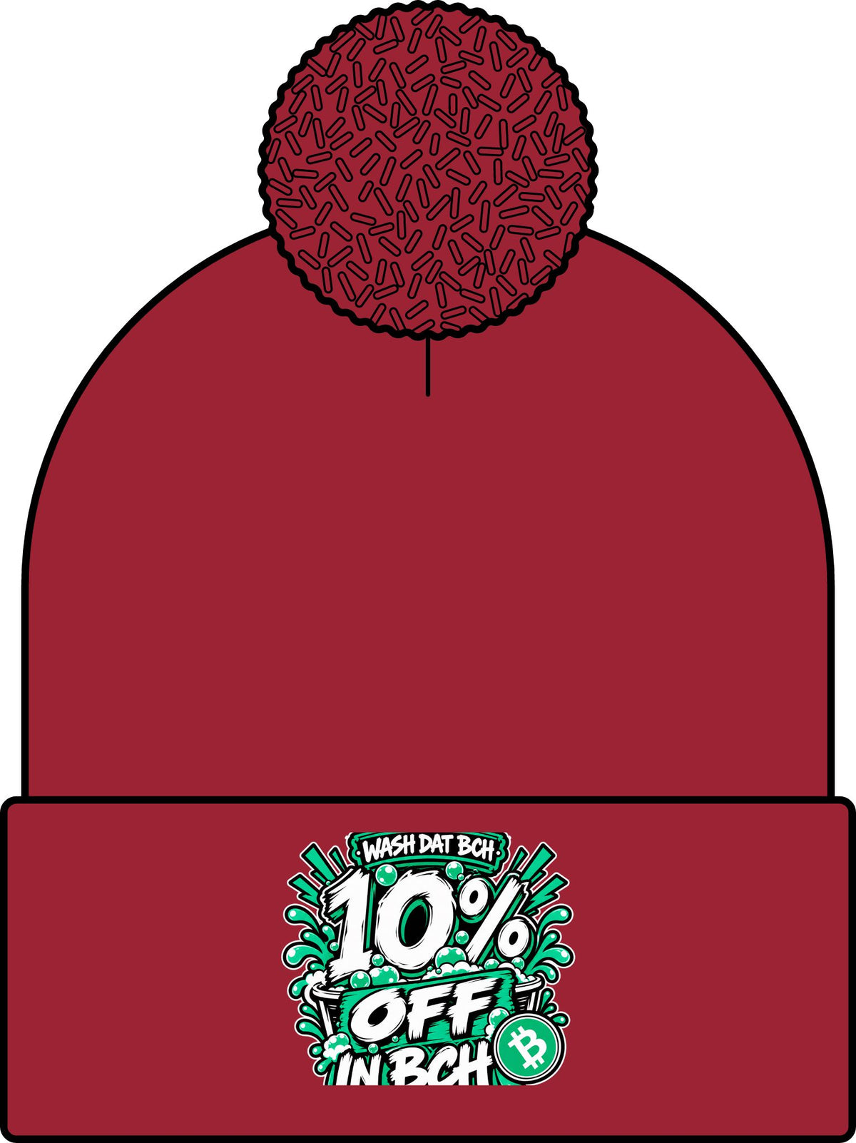 WASH DAT BCH — 10% OFF IN BCH Skullie (Green/White)