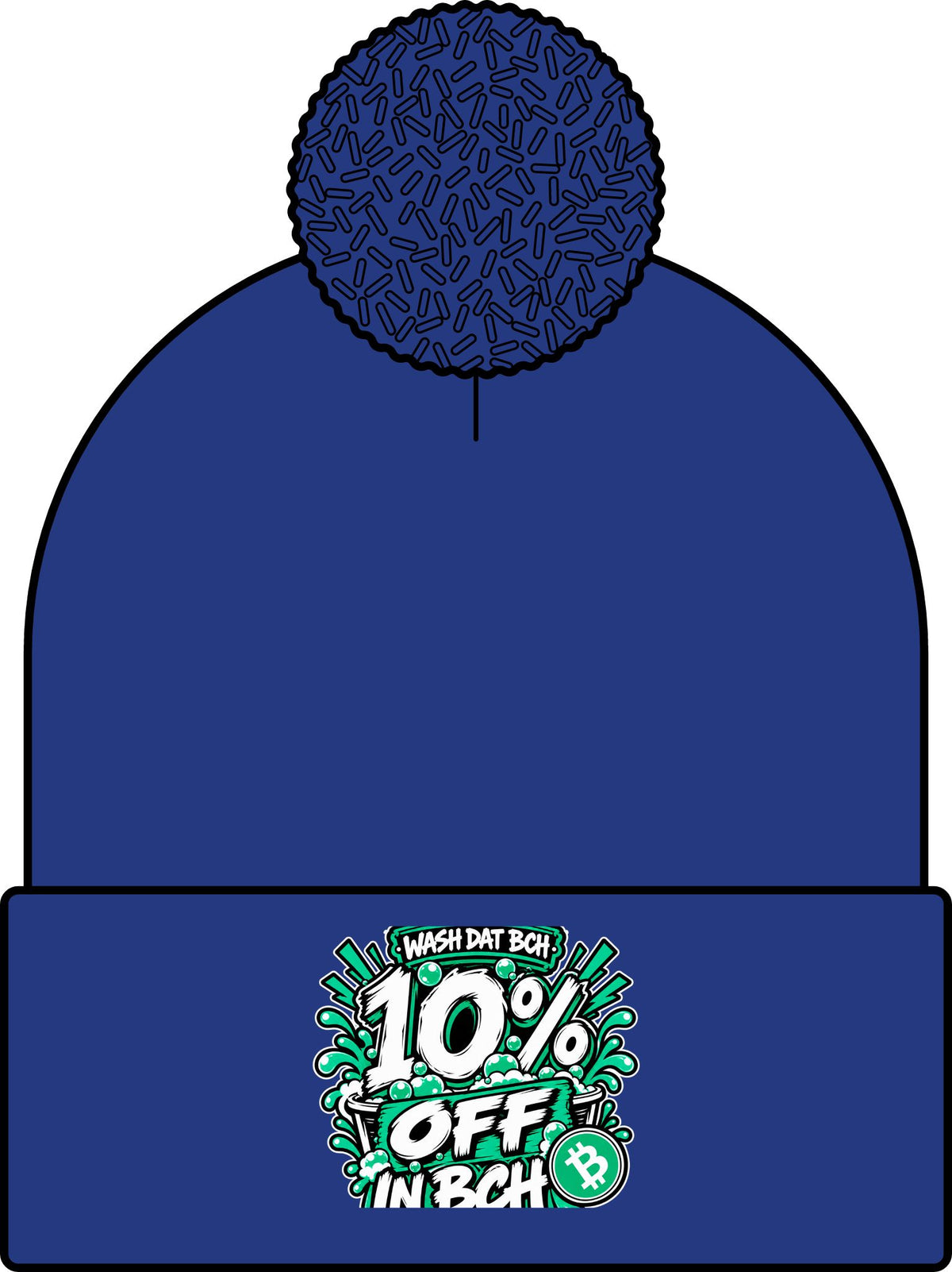 WASH DAT BCH — 10% OFF IN BCH Skullie (Green/White)