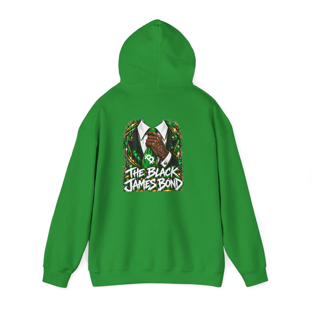 Green Tie Agent Hoodie