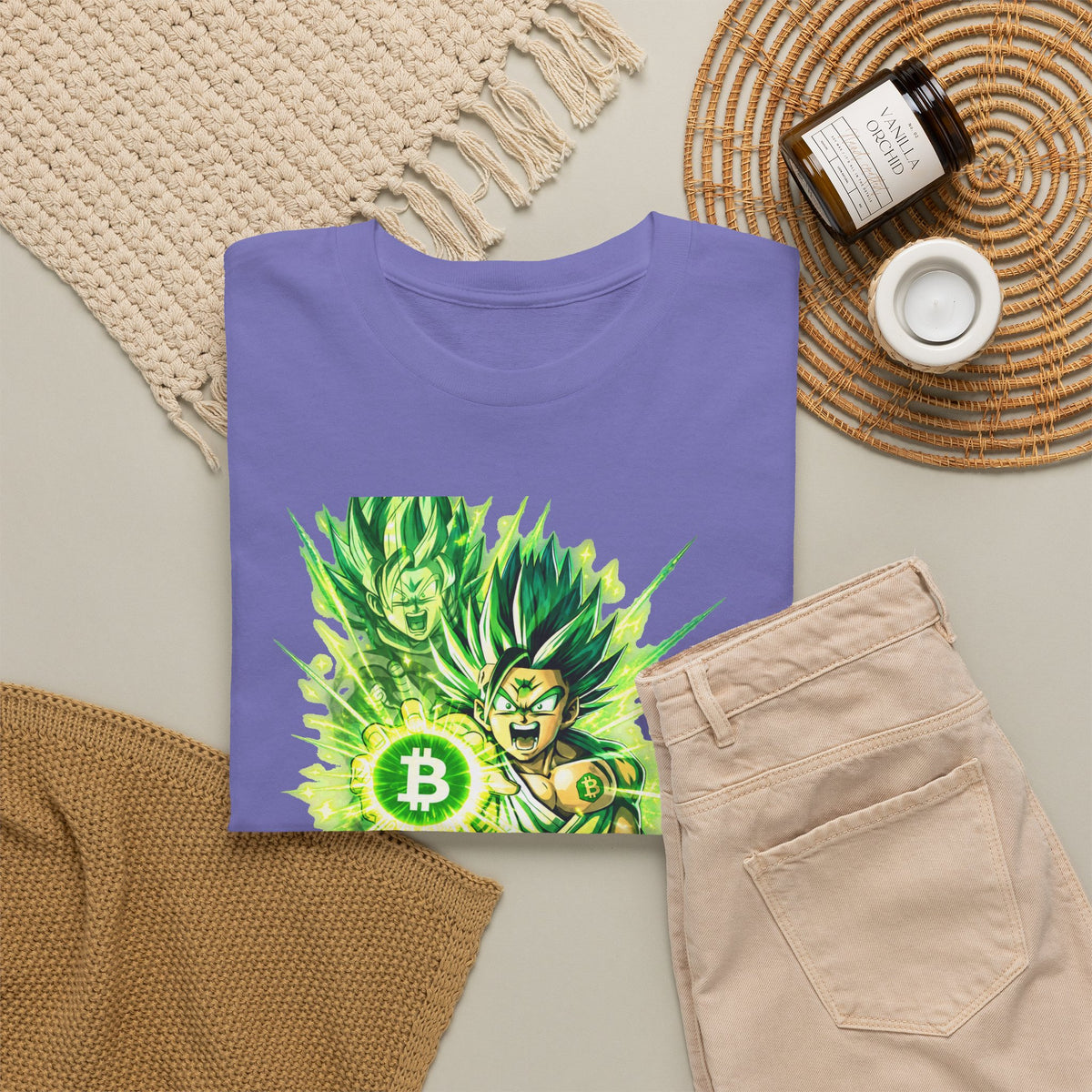 Gold Manga Warrior Tee