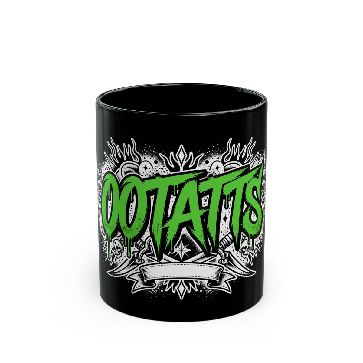 00TATT$ Wordmark Black Mug