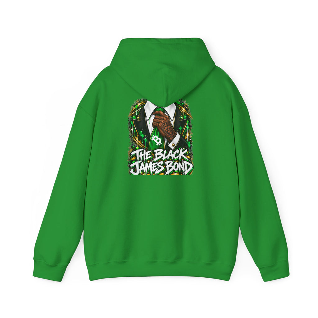 Green Tie Agent Hoodie