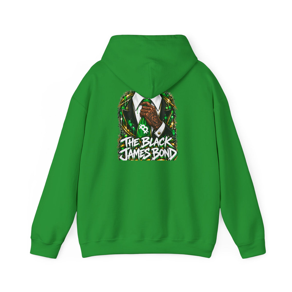 Green Tie Agent Hoodie