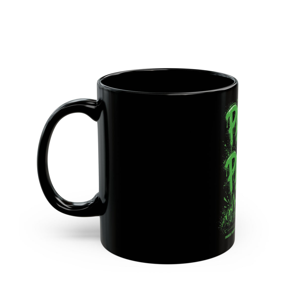 Peer to Peer Black Mug
