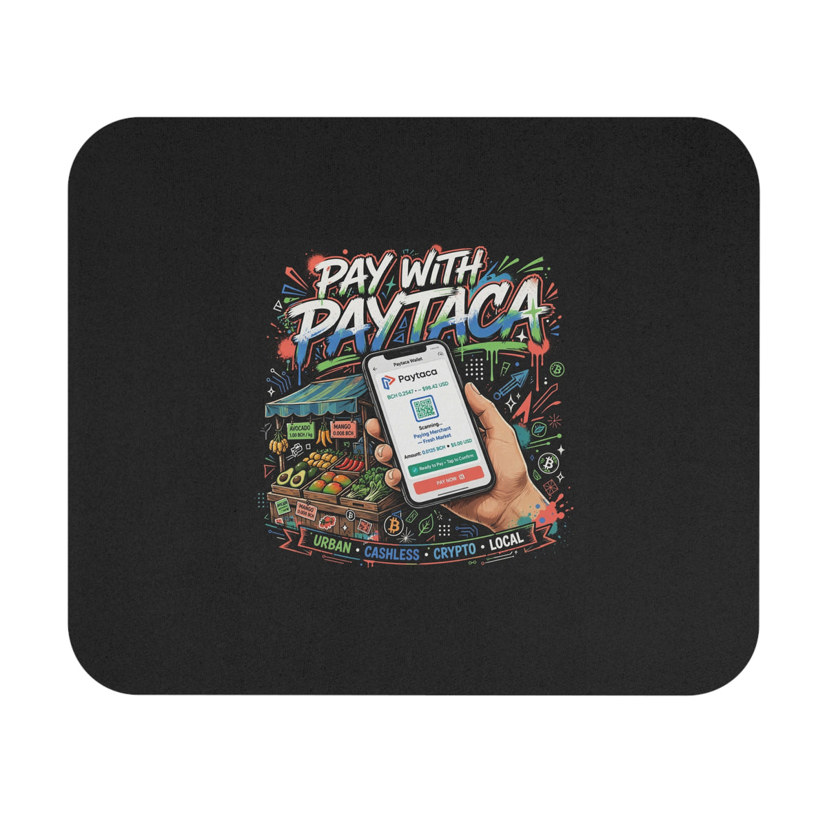 Pay with Paytaca Mouse Pad