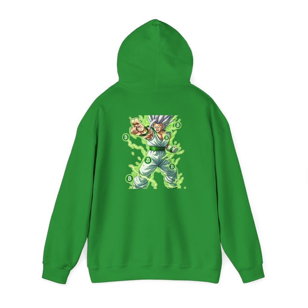 Silver Pointing Warrior Hoodie