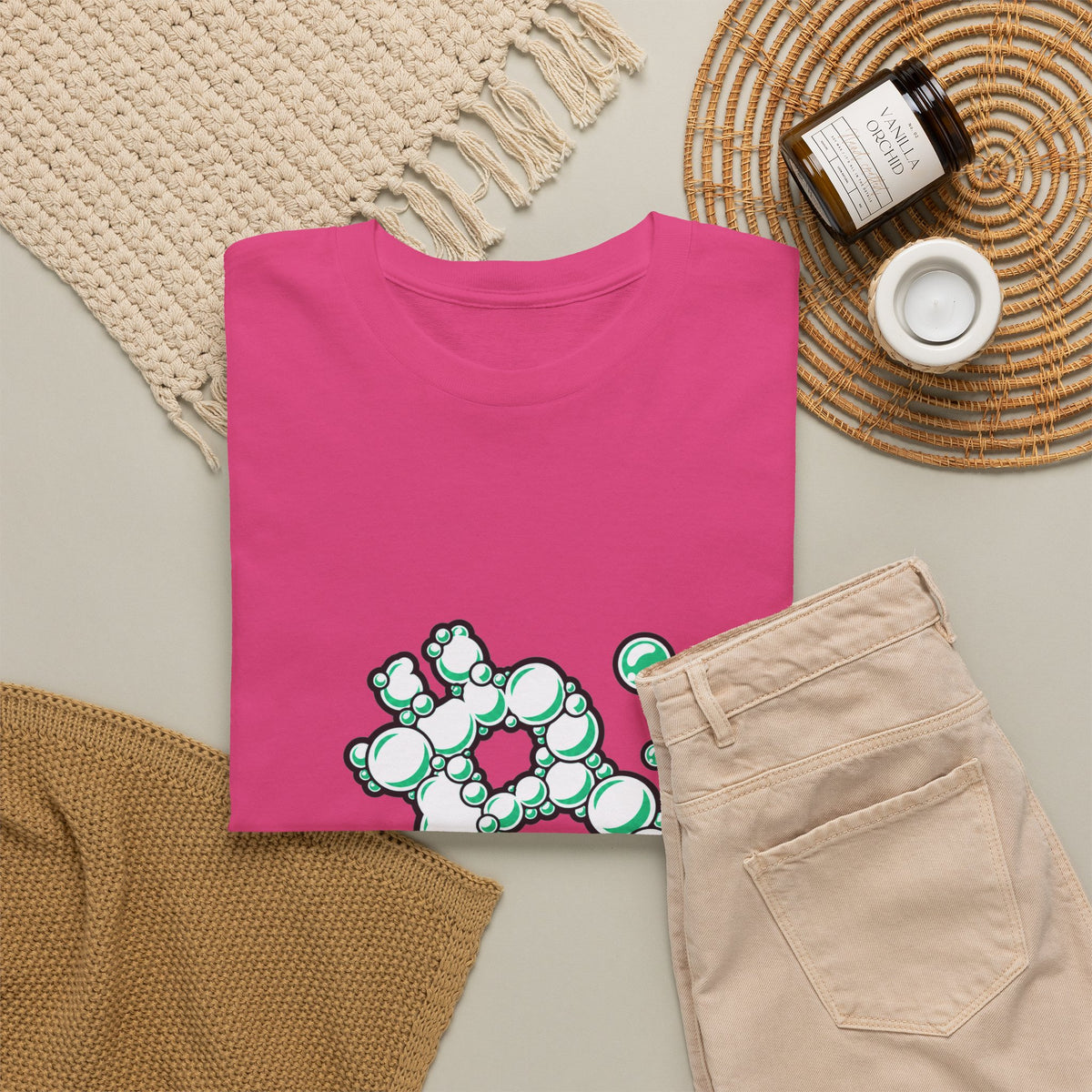 WASH DAT BCH — Bubble Cash Tee