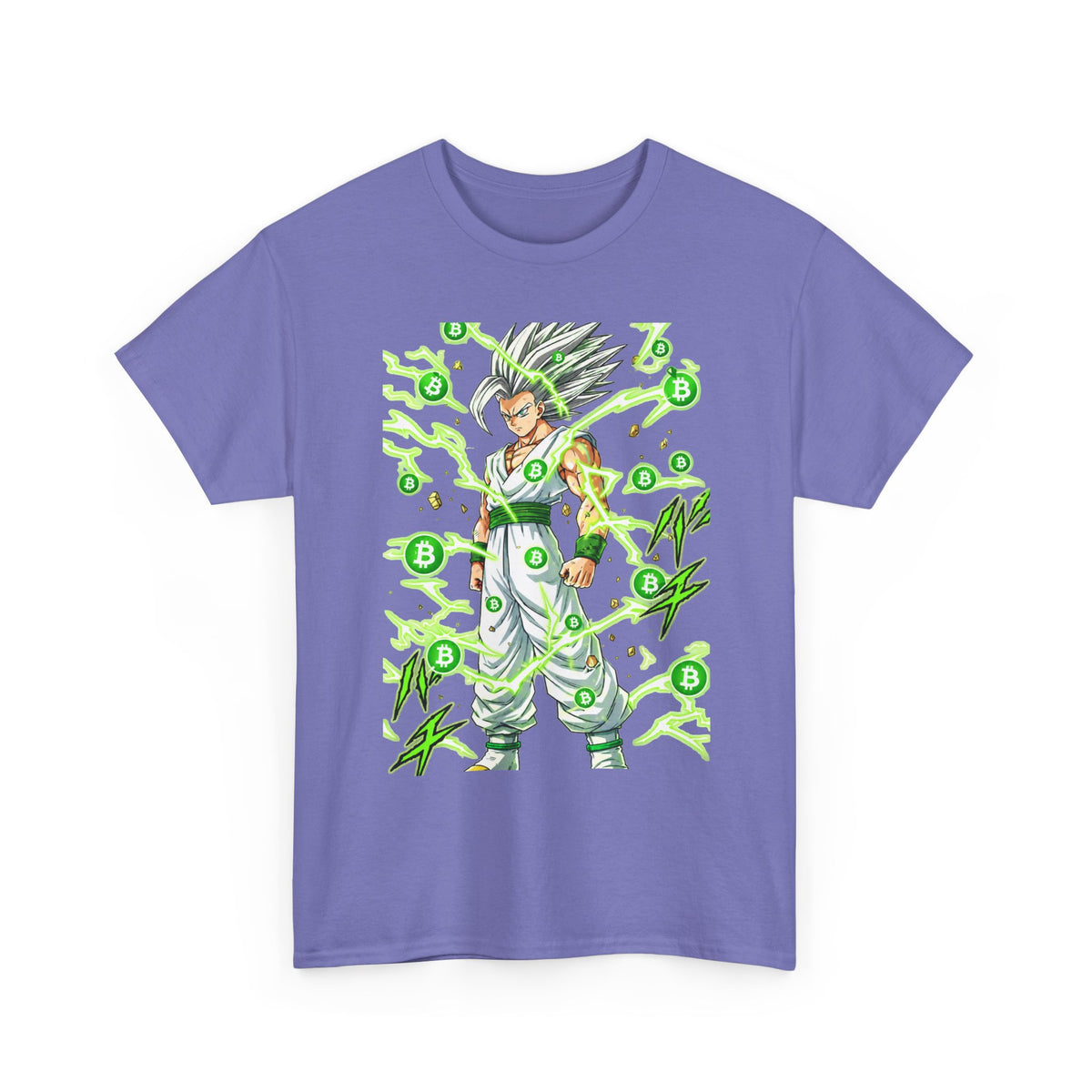 Silver Manga Warrior Tee