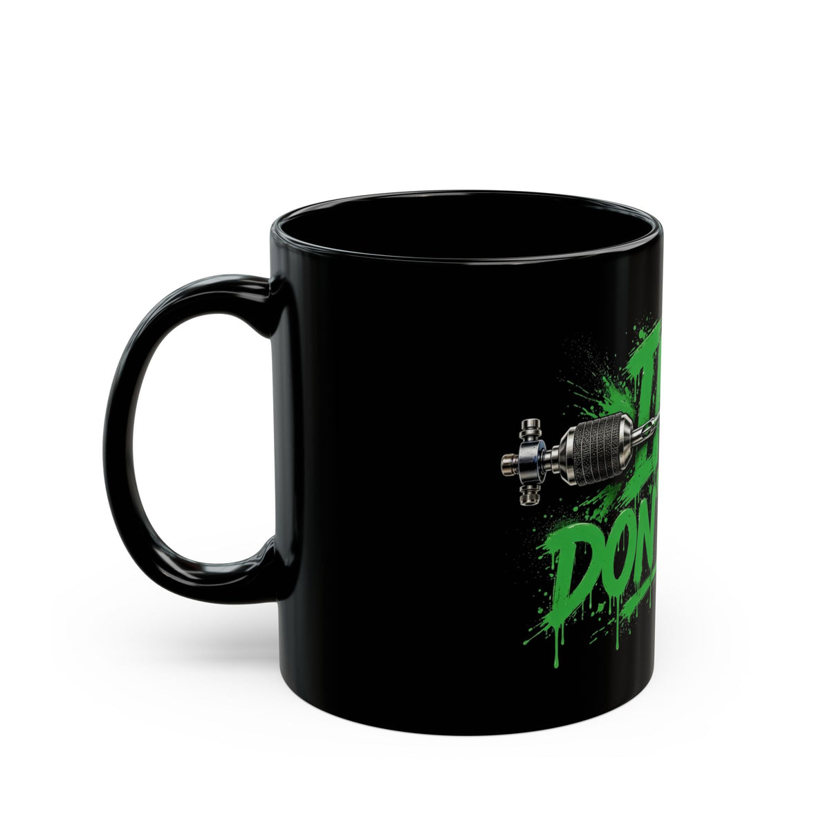 Ink Don't Miss Black Mug