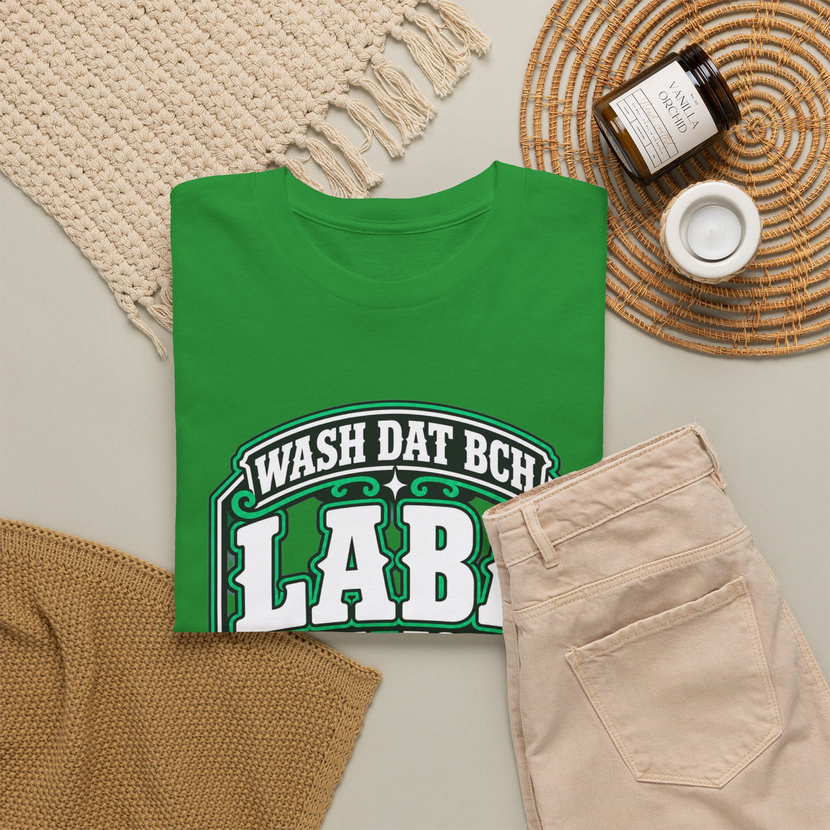 WASH DAT BCH — LABA DRY FOLD Tee