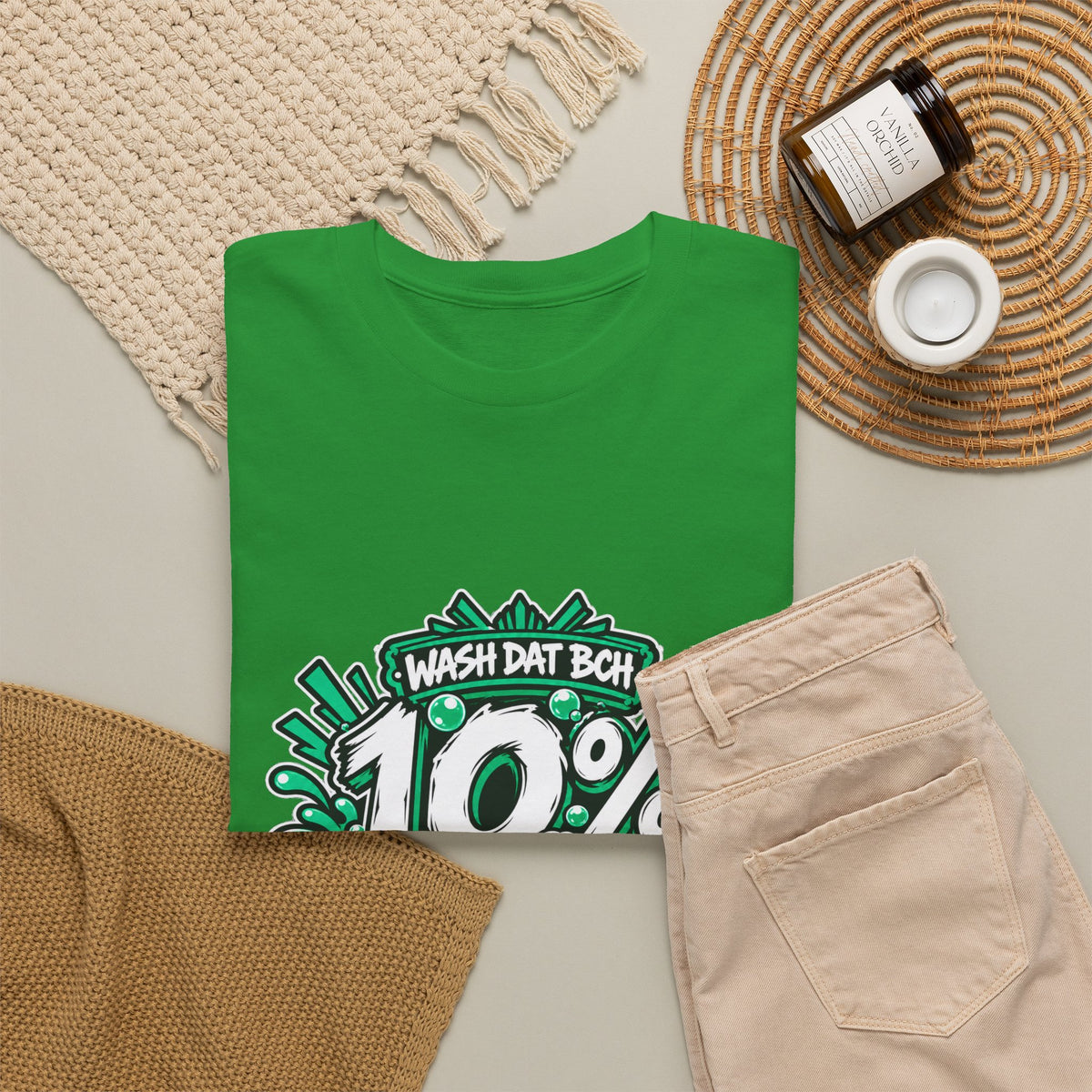 WASH DAT BCH — 10% OFF IN BCH Tee