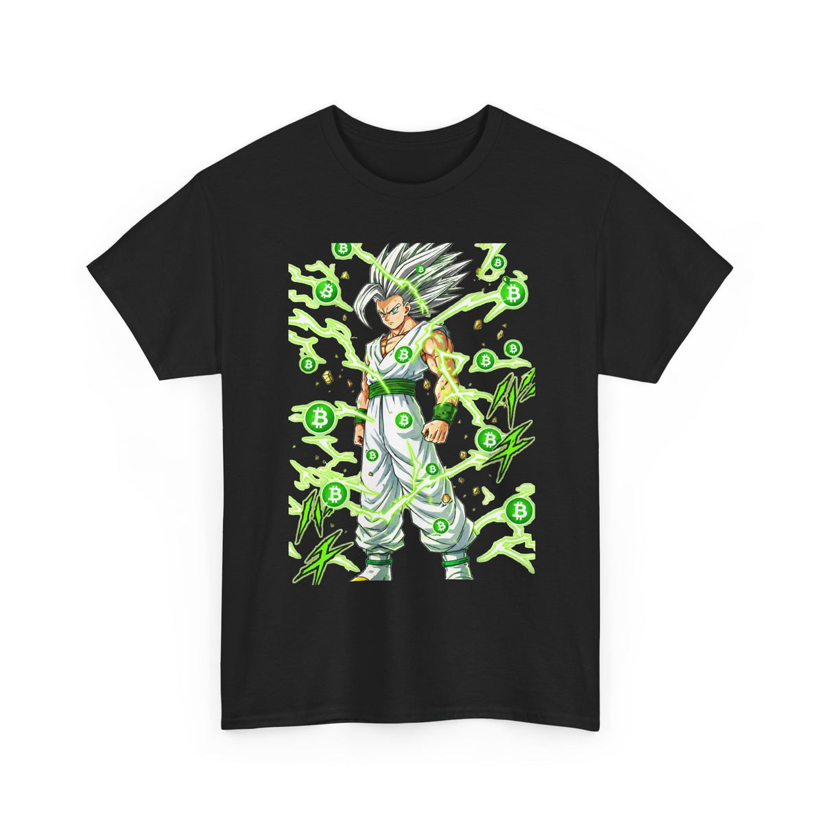 Silver Manga Warrior Tee