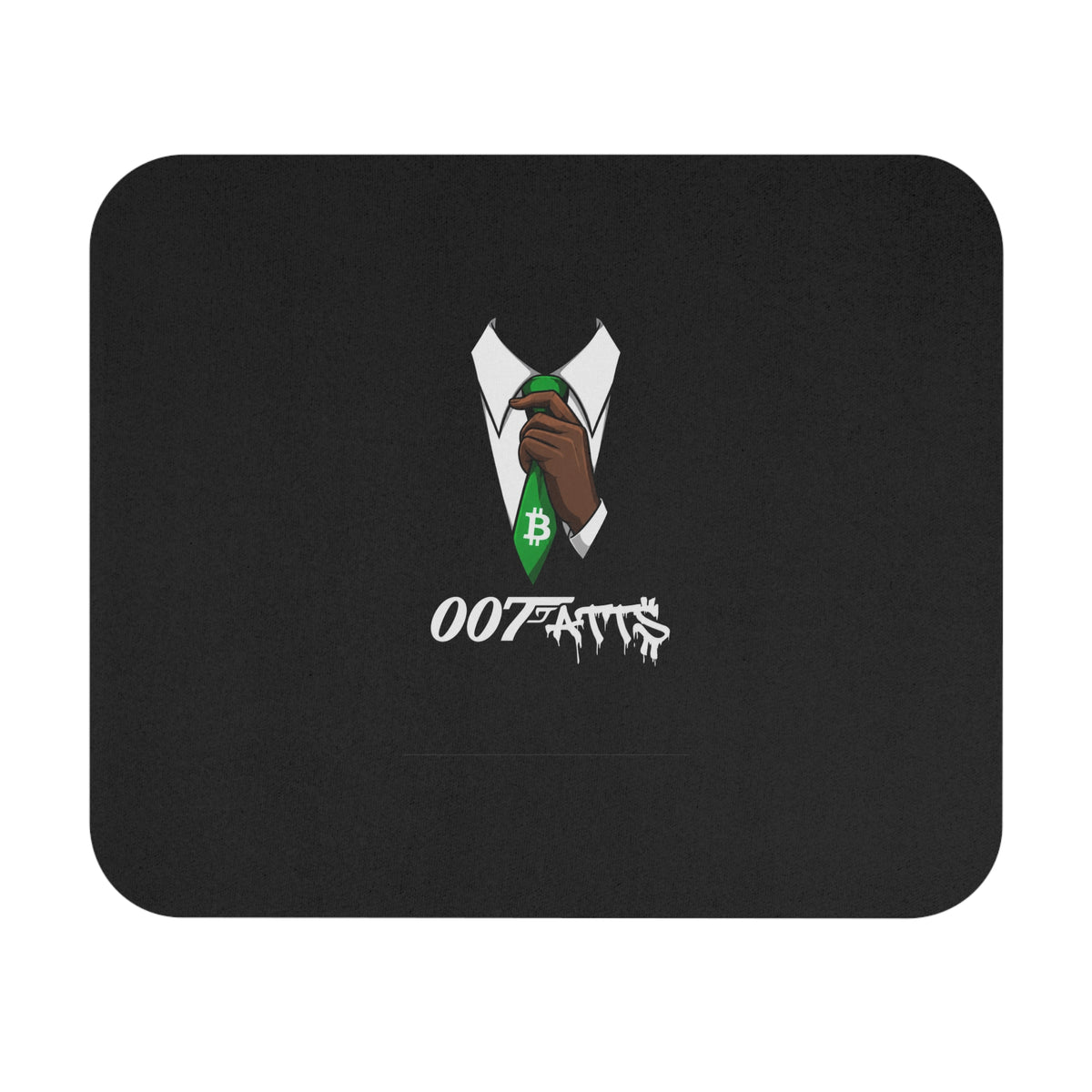 Green Tie Agent Mouse Pad