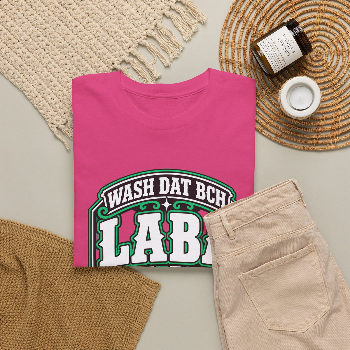 WASH DAT BCH — LABA DRY FOLD Tee