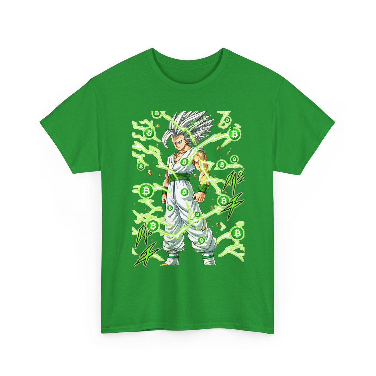 Silver Manga Warrior Tee
