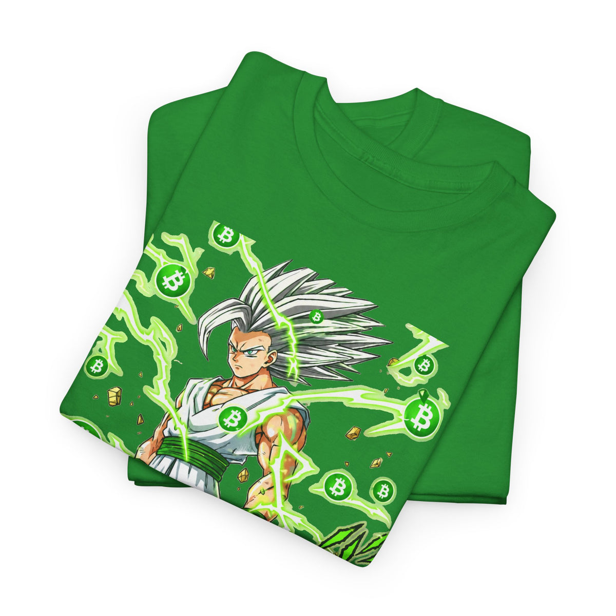 Silver Manga Warrior Tee