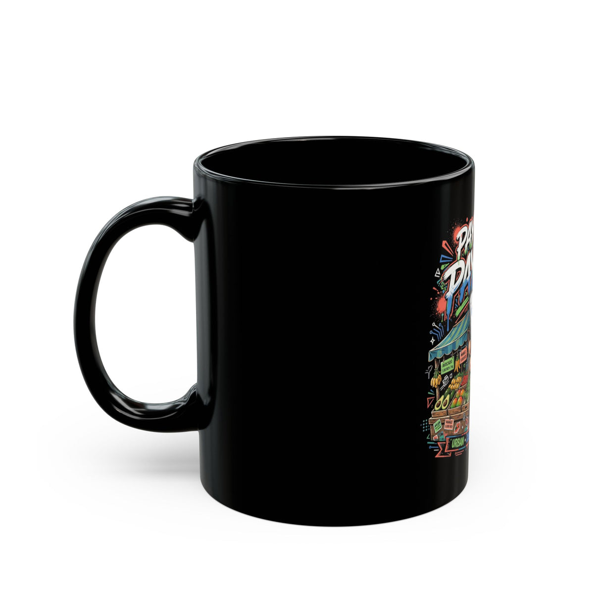Pay with Paytaca Black Mug