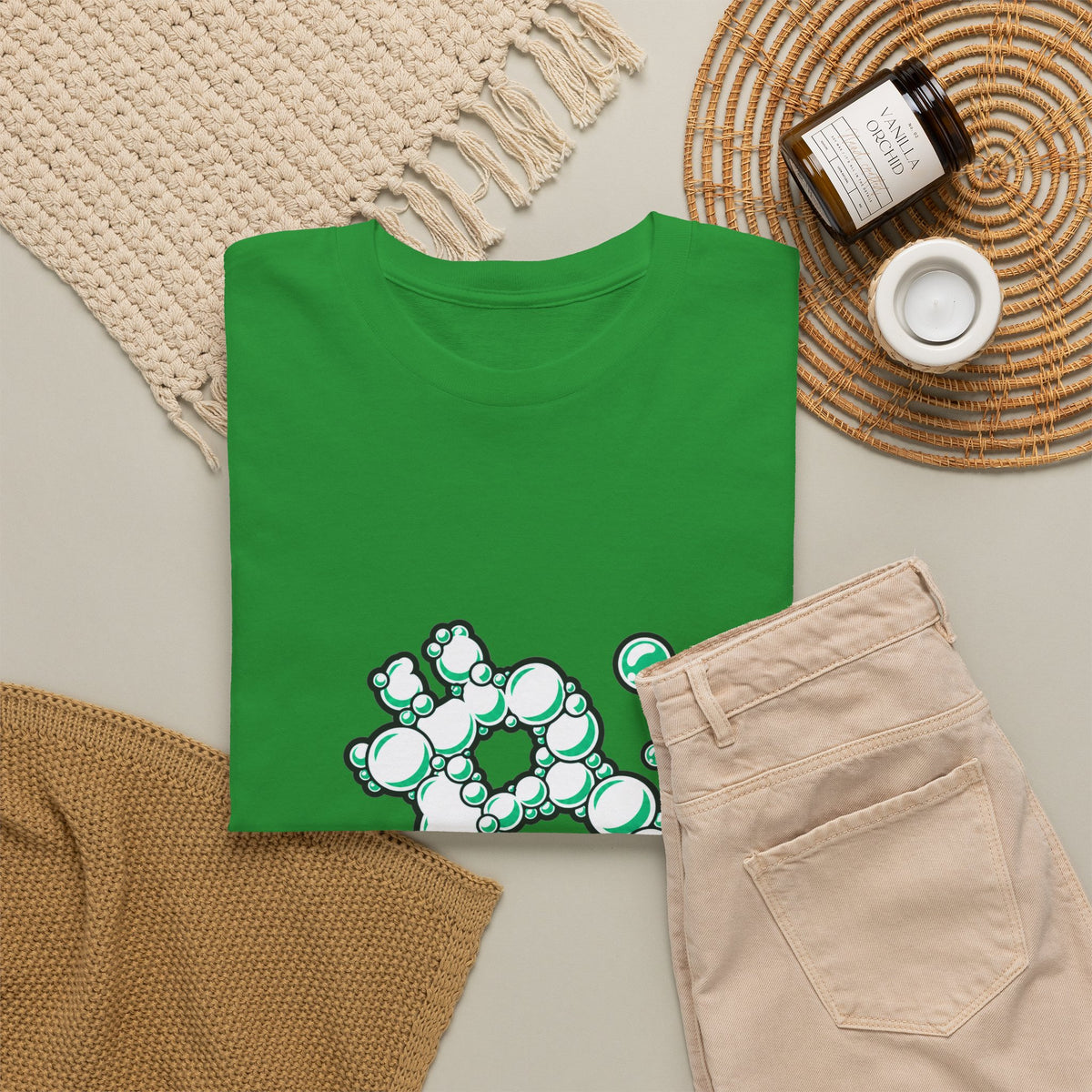 WASH DAT BCH — Bubble Cash Tee