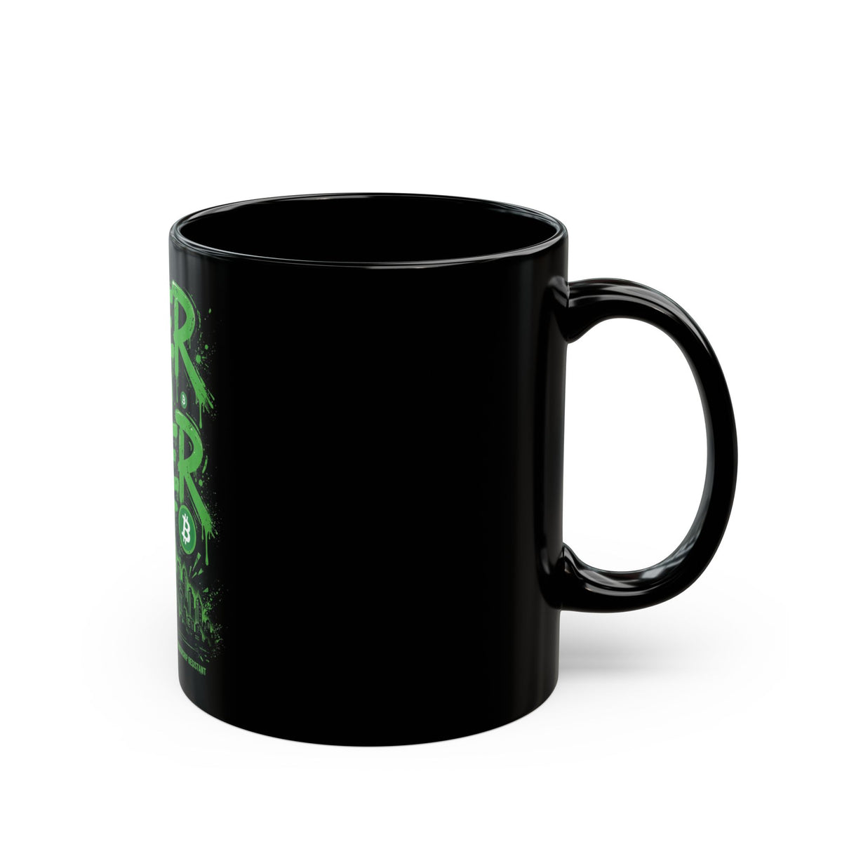 Peer to Peer Black Mug