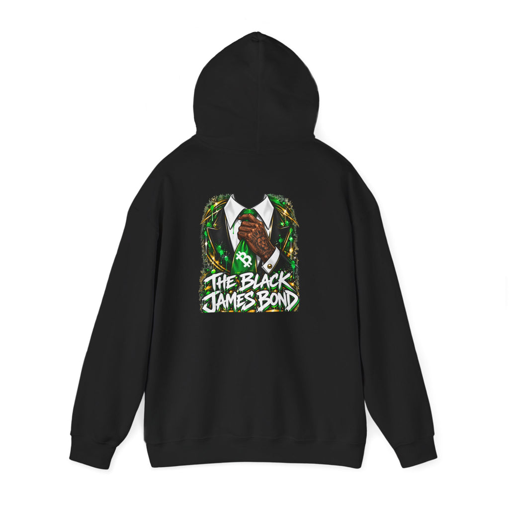 Green Tie Agent Hoodie